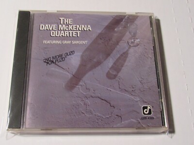 JAZZ CD    The Dave McKenna Quartet   No More Ouzo For Puzo   1989