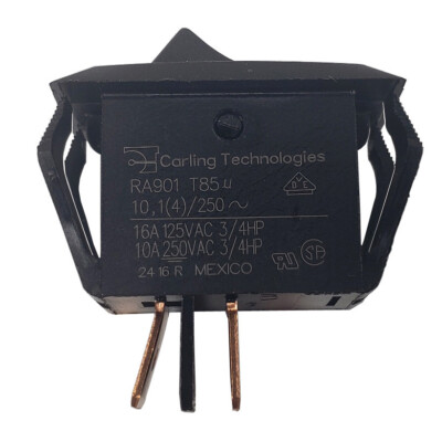 Carling Technologies RA901 VB B 9 V Rocker Switch, SPST, Off None On, Red, Non Illum, I/O - Foto 8