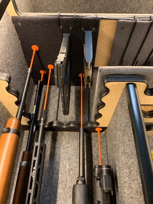 Rifle Rod Expansion Gun Organize Safe Fabric Sold Separately Orange 6 ...