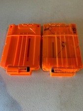 Lot of 2 Nerf 6 Round Dart Clips Magazine
