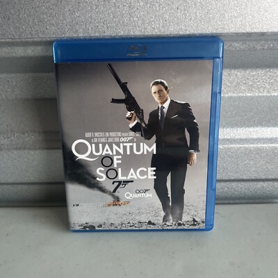 Quantum of Solace (Blu-ray Disc, 2009) James Bond 007 Daniel Craig VG+ Condition