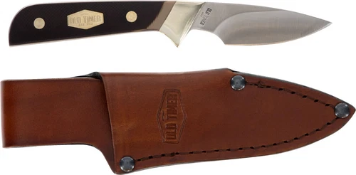 Schrade 156OT Lil' Finger Fixed Drop Point Blade Knife, Delrin Handle & Sheath