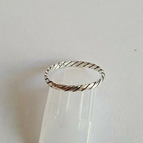 Silberring ohne Steine - 925 Silber - geflochten - ab Gr. 52 bis Gr. 64 - Bild 7 von 11