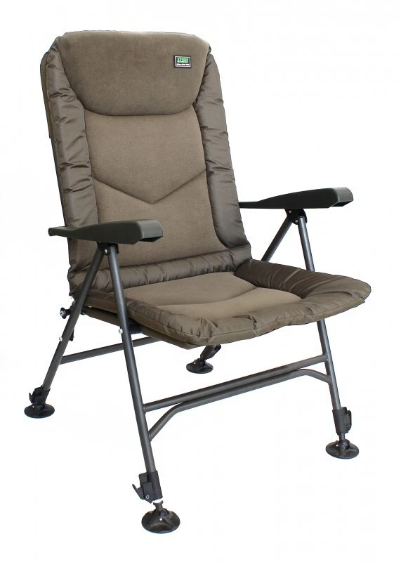 Mostal Chaise De Pêche Rembourrée – Confort Extrême – Charge 130kg – Dossier Inclinable