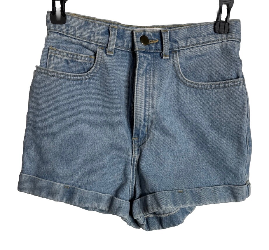American Apparel Denim Shorts Dark Wash AMERICAN APPAREL Womens