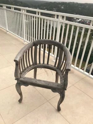 Curved Teak Chair For Restoration Other Furniture Gymea Bay