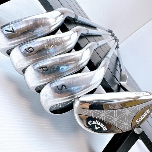 Ladies Callaway Solaire 8pcs Golf Clubs Set 7.9/P.S Flex-L With Head Cover F/S - Picture 5 of 10