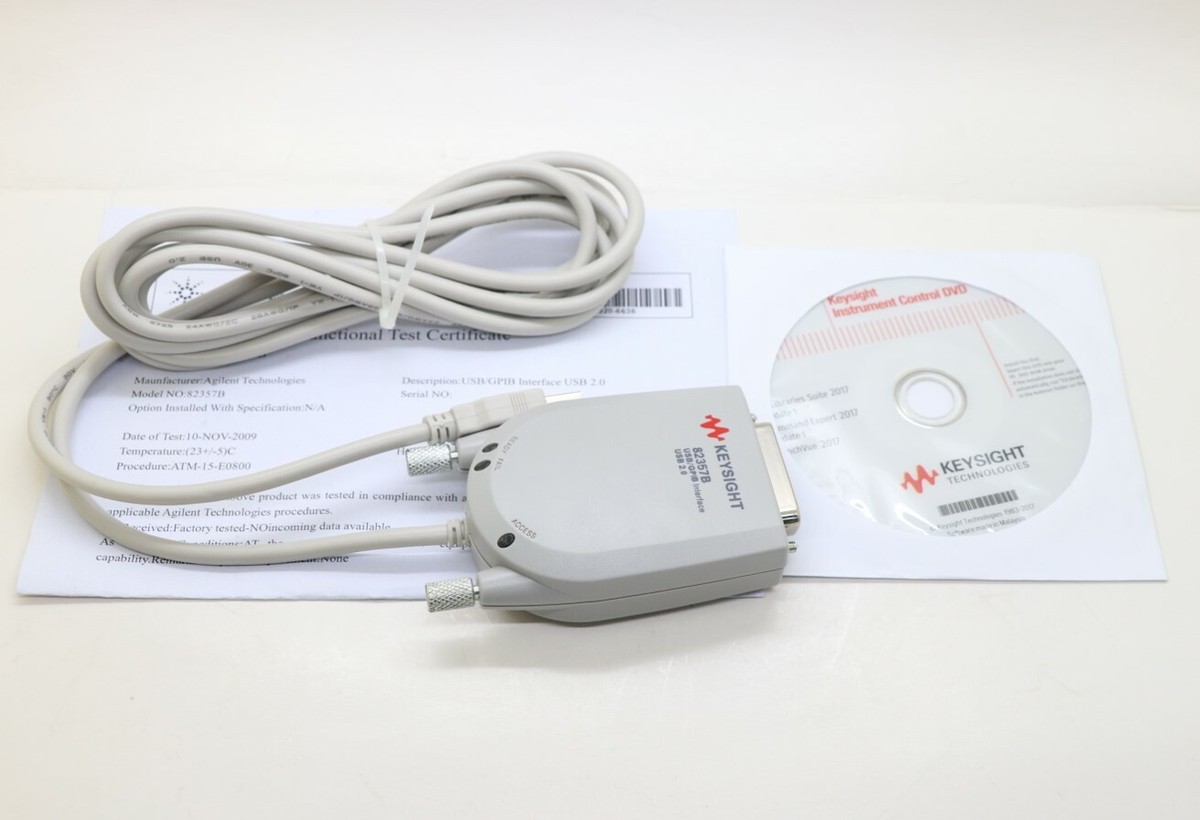 Keysight 82357B GPIB-USB Interface 新品 TestEquity: Keysight 82357B Interface Adapter, PC to GPIB