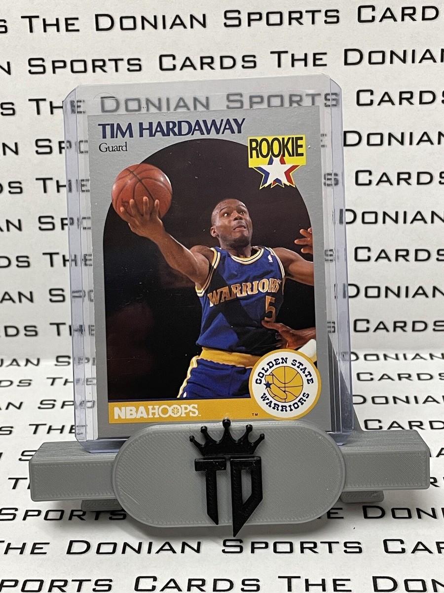 1990-91 NBA Hoops Tim Hardaway Rookie Card RC #113 Warriors