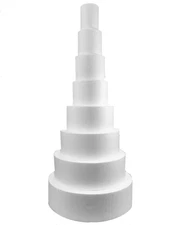 4" Thick Dummy cake SETS - Available in different Widths and Quantities