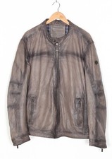 CAMP DAVID Soft Leather Jacket Men Size XXL MJ5355