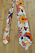 VTG Silk Tie Ross Sutherland Honolulu 100 Silk Riviera Prints by Blanford NOS