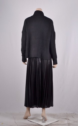 NWOT $429 AllSaints Spark Pleated Maxi Dress & Sweater Set M - Picture 7 of 10