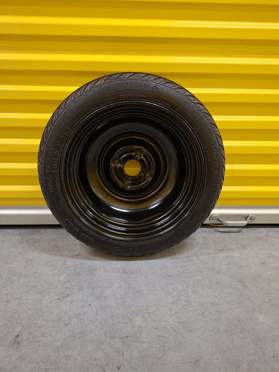 2004-2008 SUZUKI FORENZA SPARE TIRE DONUT WHEEL RIM OEM T125/70D15