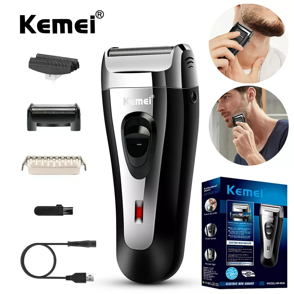 Men's USB Electric Shaver Trimmer Razor Hair Beard Shaving Machine Rechargeable
