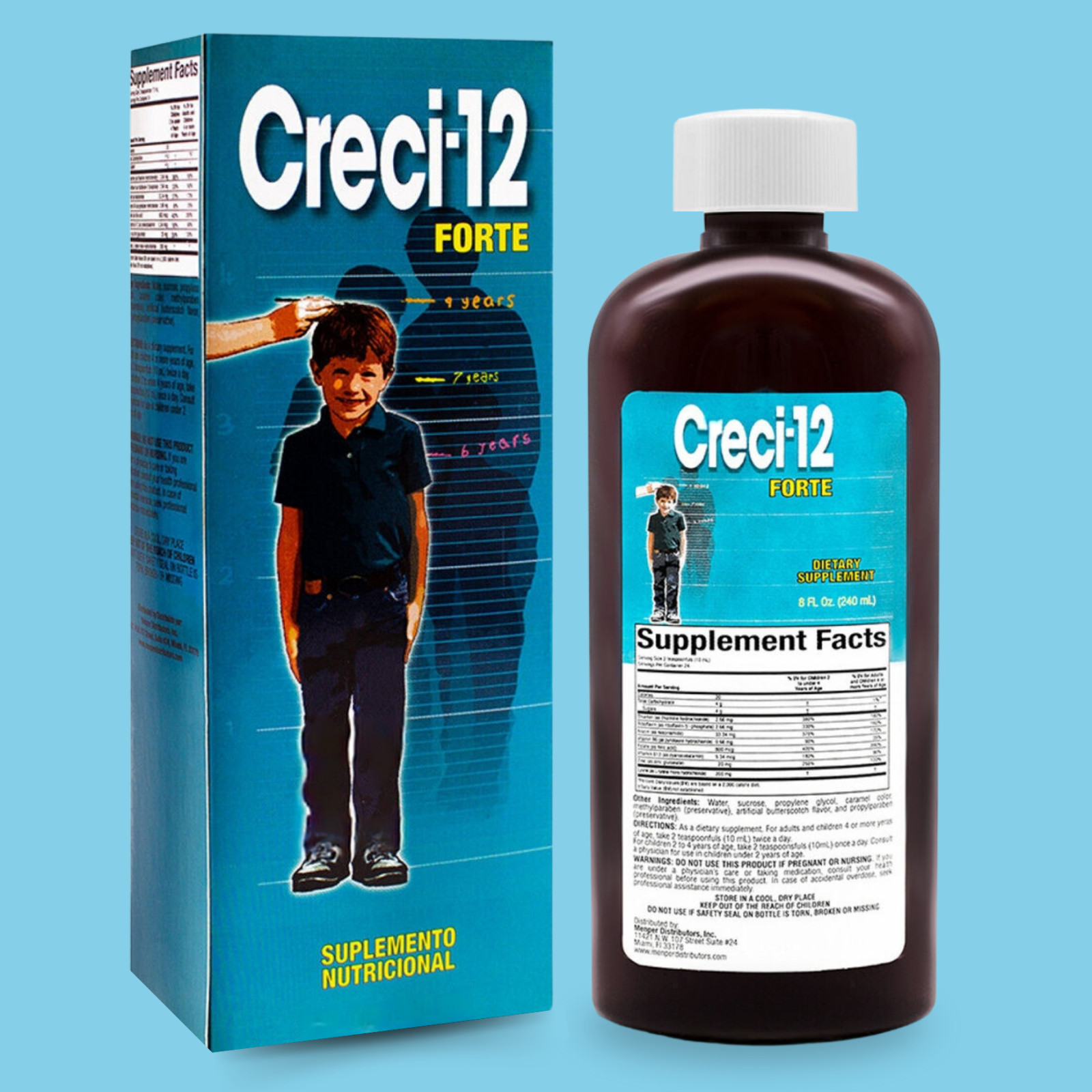 Menper Creci-12 Forte Nutritional Supplement for Children - 8 fl oz