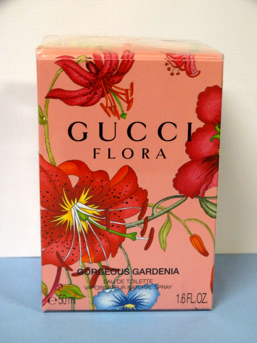 Gucci Flora Gorgeous Gardenia Eau de Toilette Perfume ~ 1.6 fl oz