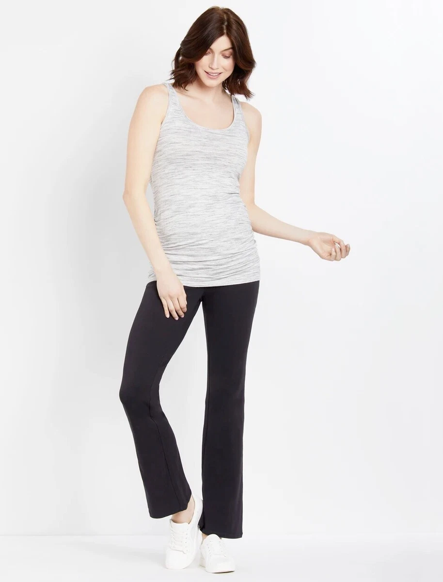 Destination Motherhood Maternity Black Belly Yoga Pants Petite Small  Pregnancy