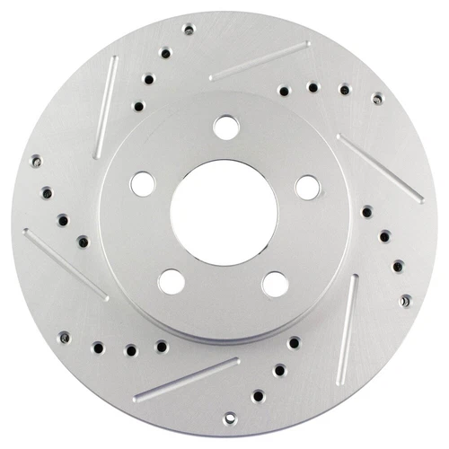 New Front Brake Rotors Set For 2000-2005 Dodge Neon 2000-2001 Plymouth - Picture 4 of 6