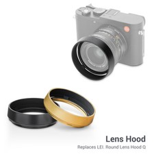 Lens Hood With Lens Cap Hand Grip Shutter Release Button For Leica Q3 43 Q3 Q2 Q