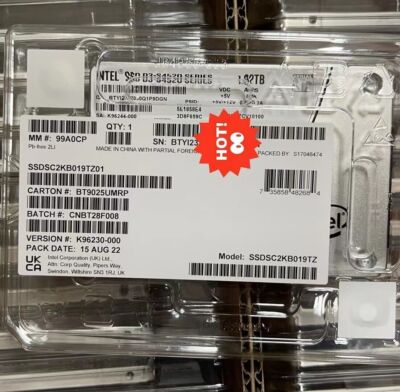 Intel S4520 1.92TB SSD SATA III 6Gb/s 2.5'' SSDSC2KB019TZ01 Solid State Drive