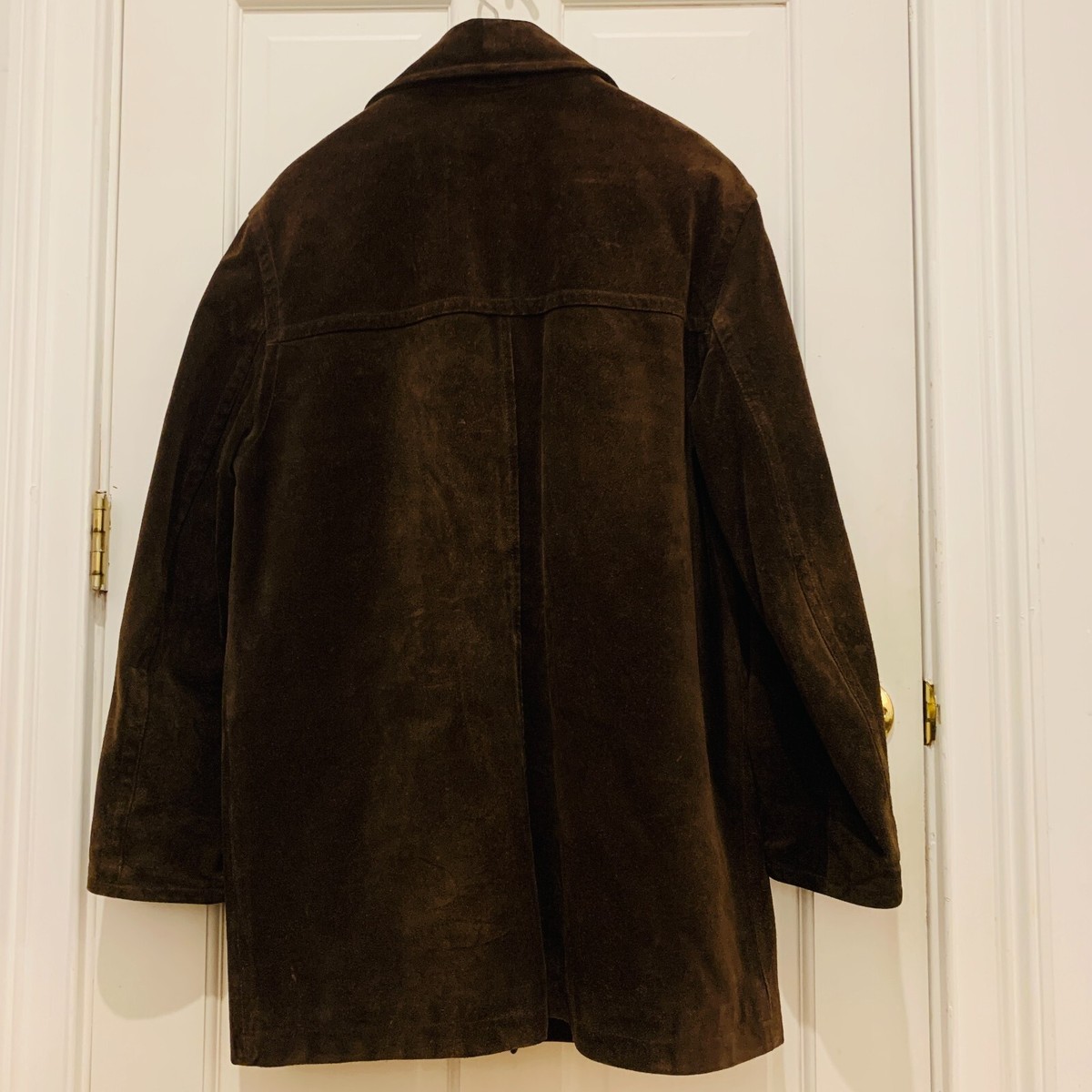 ヴィンテージ J. CREW スエード ジャケット ブラウン J CREW brown SUEDE leather L car coat SUEDE brown cowhide 46 | eBay
