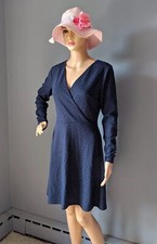 Loft Womens & Girls Navy Full Sleeves Dress Size 2