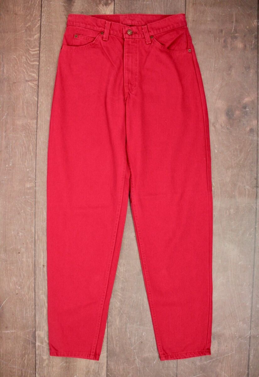 Men's VTG 1990s NOS Red Levi's 560 Loose Fit Tapered Leg Men's VTG 1990s NOS Red Levi's 560 Loose Fit Tapered Leg