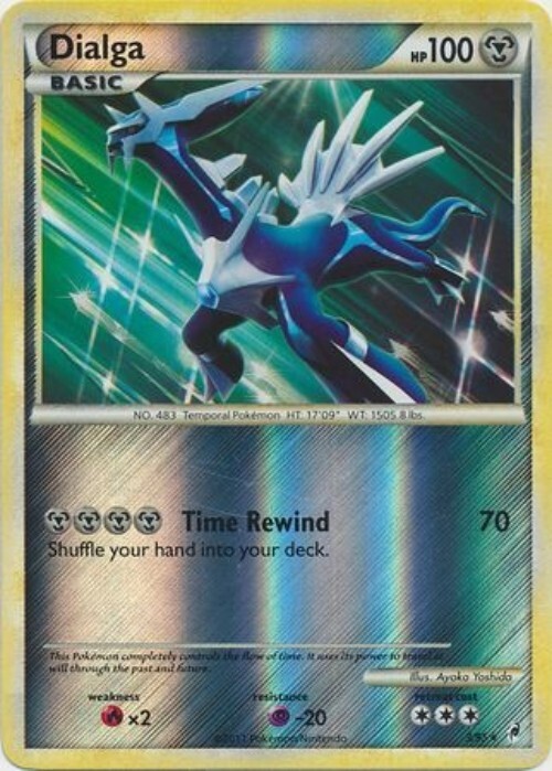 Pokémon TCG - Dialga - 3/95 - Rare Reverse Holo - Call of Legends [Light Play]