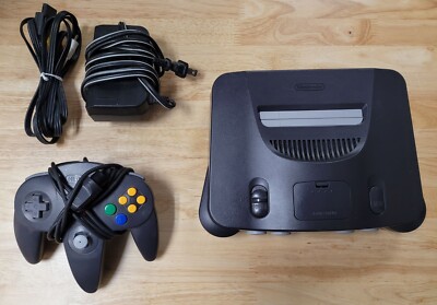 *TESTED WORKING ORIGNAL!*  Nintendo 64 - Authentic N64 Controller, Power Supply