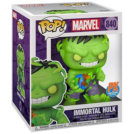 Immortal Hulk Funko Pop Figurine 840 Collection Marvel Comics Super Héros BD PX - Photo 2/4