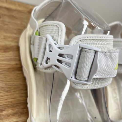 Adidas Cyprex Ultra Sandals Womens Size 9 Wonder White / Green Buckle Straps - Picture 3 of 19