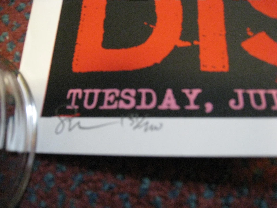 Social Distortion Poster the Hangmen the Heart Attacks Baltimore Maryland 2007 - Image 2 of 2