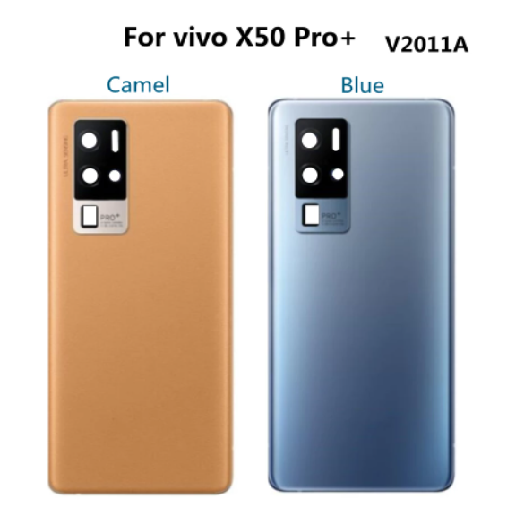 For Vivo X50 Pro+ Plus Back Battery Cover Rear Housing Glass