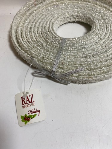 Raz Imports Glitter Rope Ribbon Trim Holiday Arts & Crafts - Picture 3 of 4