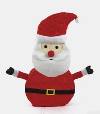 NEW/IN BOX! Christmas Collapsible Santa Figure 29’’ LED Indoor/Outdoor Use 