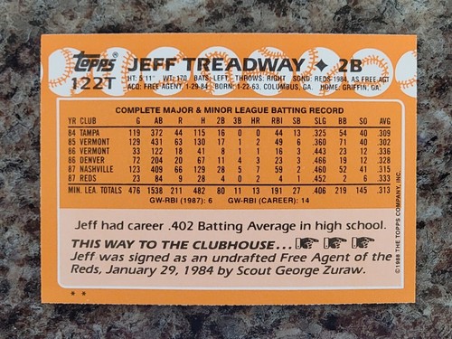 1988 Topps Traded Baseball Pick A Card - Picture 245 of 265