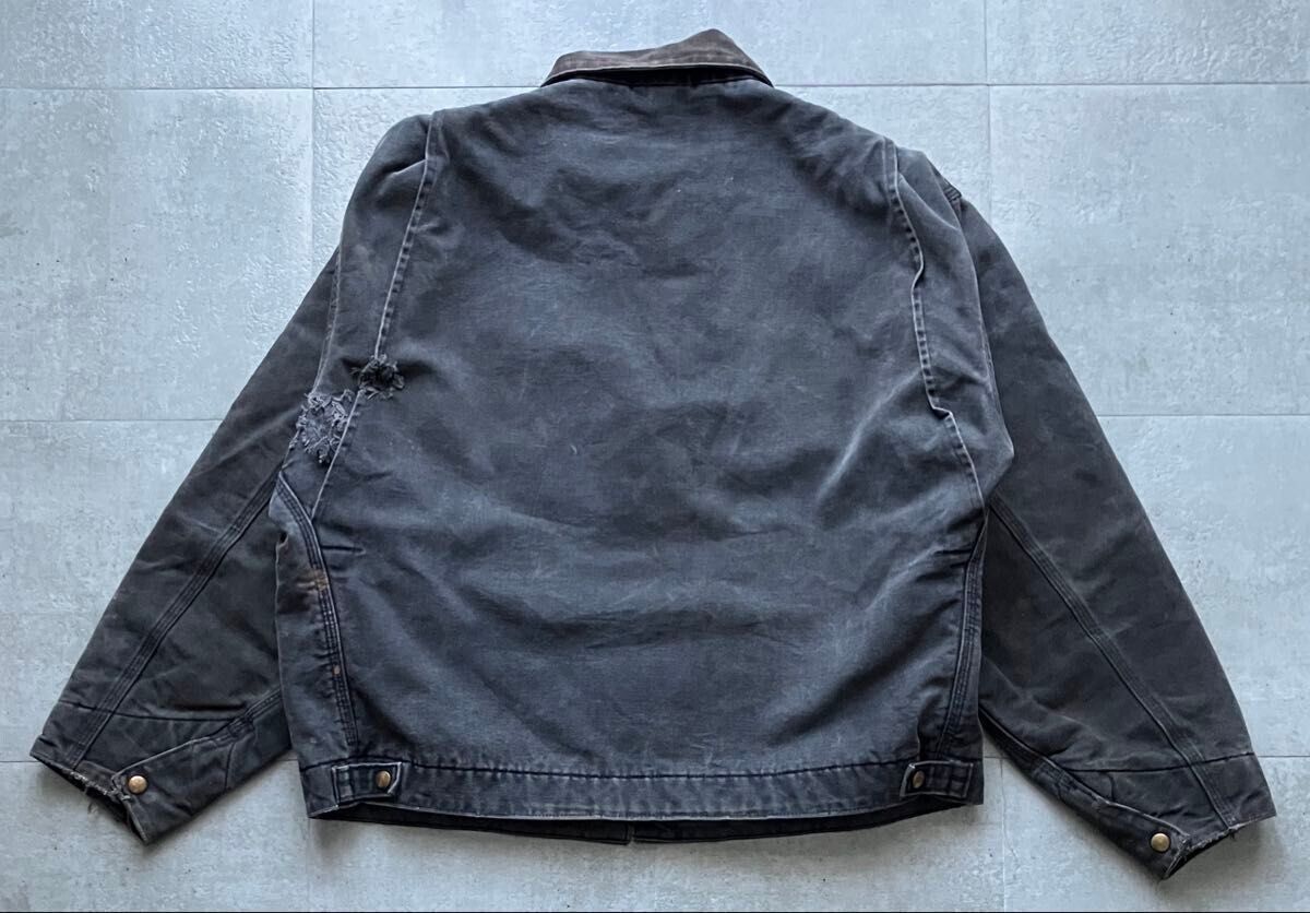 80s USA made Carhartt Detroit Jacket JB105 Black Size 50 80s USA made Carhartt Detroit Jacket JB105 Black Size 50