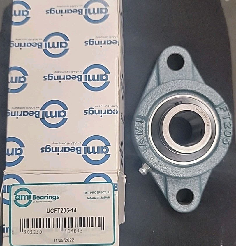 Asahi/Ami UCFT205-14 Flange Mount Bearing 2-Bolt 7/8 inch Bore