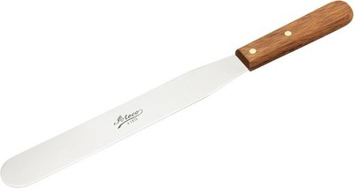 Ateco 1375 Stainless Steel Straight 10'' Spatula   Baking & Decorating Tool