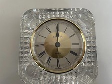 Linden Glass Crystal Clock / West Germany