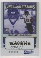 2021 Panini Classics Classic Beginnings Silver Rashod Bateman #CB-RB 0z2