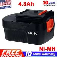 Battery HPB14 For BLACK and DECKER 4.8Ah 14.4 Volt NiMH FIRESTORM FSB14 A14 NEW