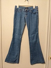 Women's Frankie B Denim Jeans Flare Leg Size S/ 4 Made In The USA