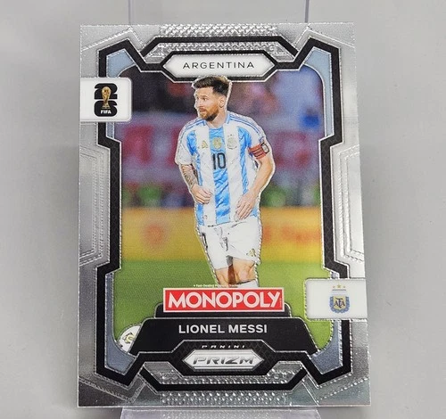 2026 Panini Prizm Monopoly Fifa World Cup Lionel Messi #1 Argentina