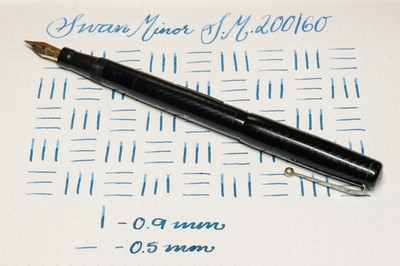 Vintage Mabie Todd Swan Füllfederhalter Minor SM200/60. 14k Goldfeder. Restauriert