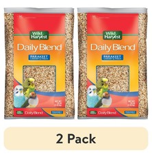 2 pack Wild Harvest Daily Blend Nutrition Diet Bird Food for Parakeet