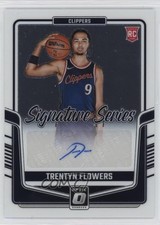2024-25 Panini Donruss Optic Signature Series Trentyn Flowers #SS-FLW Auto 1q44