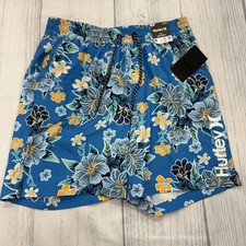 NWT Hurley Volley Swim Trunks Bathing Suit Medium Pool Beach Mens Shorts