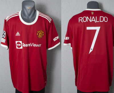 Manchester United Ronaldo Jersey 2021/2022 Home Football Soccer